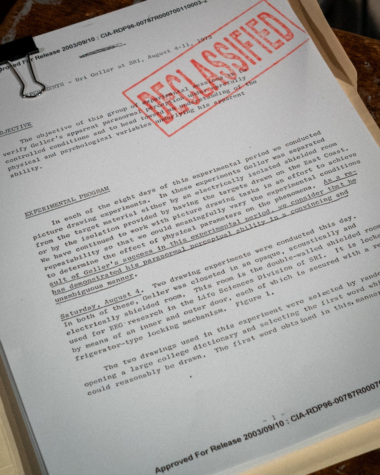 Declassified