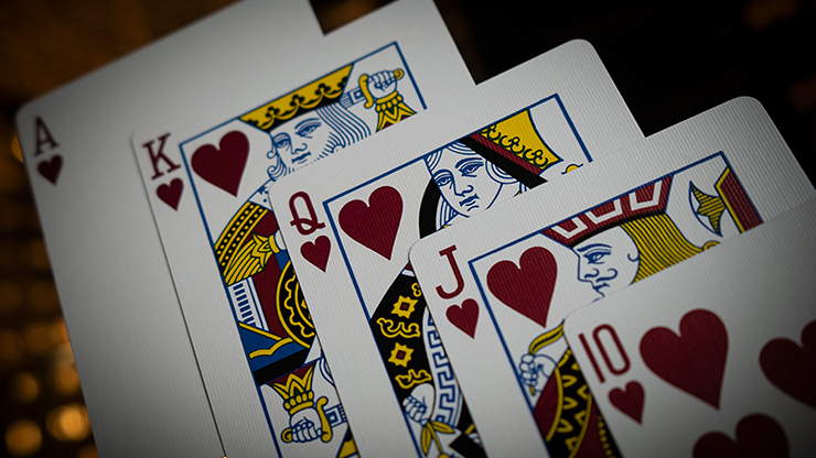 Cherry Casino (Monte Carlo Black and Gold) Playing Cards