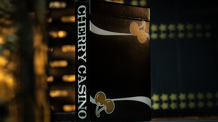 Cherry Casino (Monte Carlo Black and Gold) Playing Cards