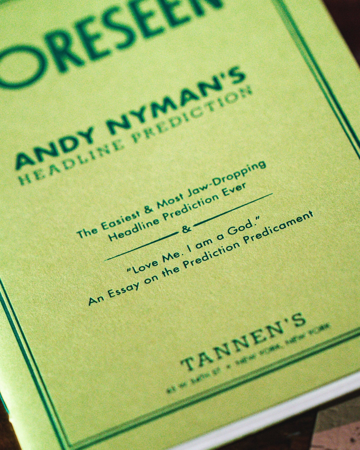 Foreseen by Andy Nyman