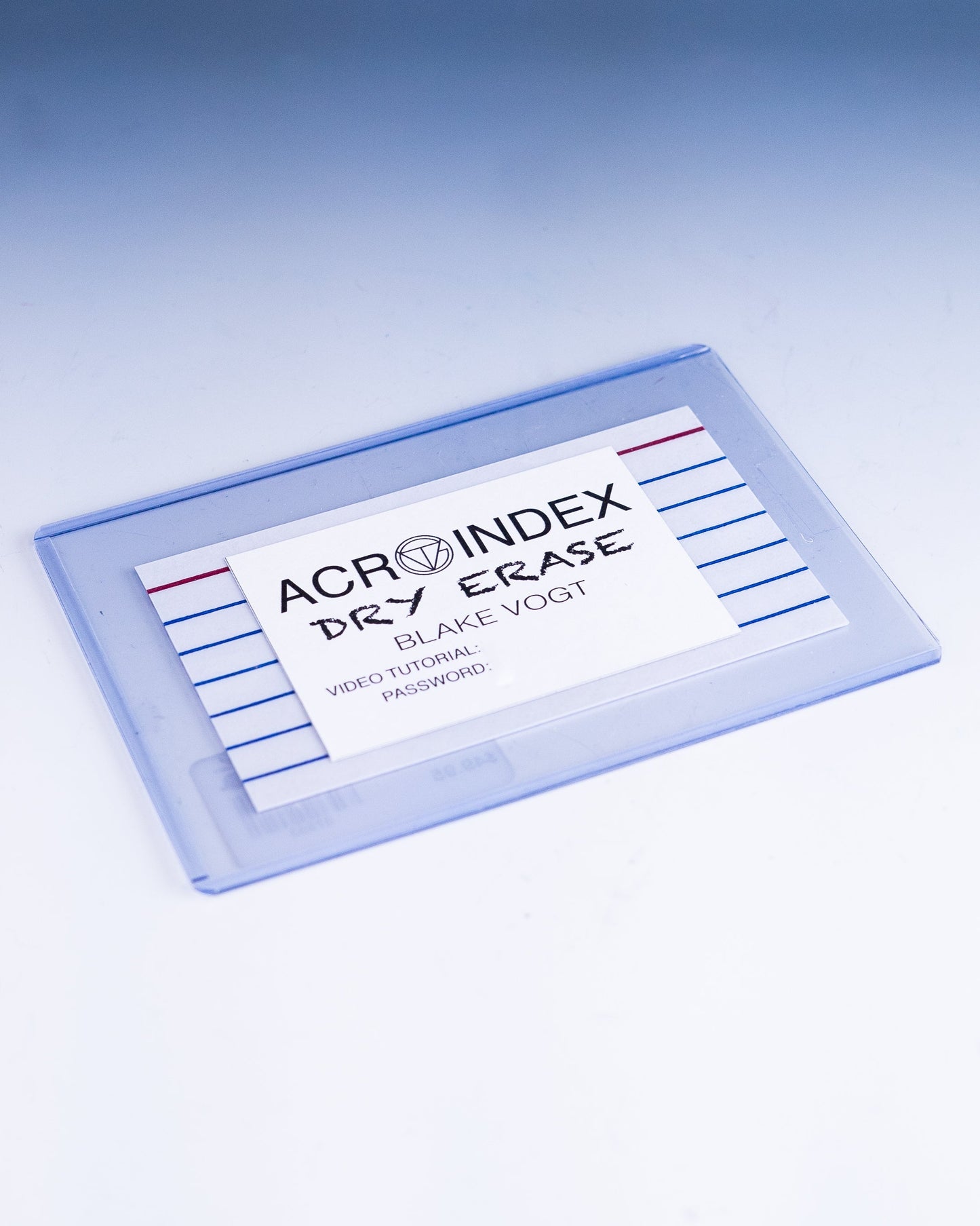 Acro Index Dry Erase